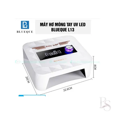 Blueque L13 Rechargeable UV LED Manicure Lamp Timer Metal Base 120W Rechargeable