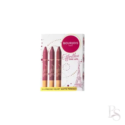 Bourjois Effortless Chic Lips – 3 Velvet Pens
