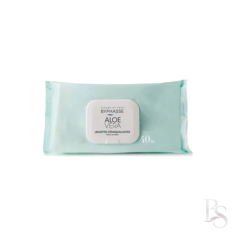Byphasse Makeup Wipes Blue Aloe Vera Sensitive Skin