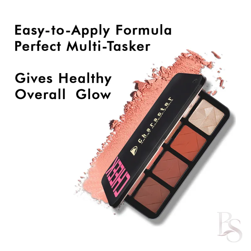 Character Pro Highlighter & Blush Palette C-A201