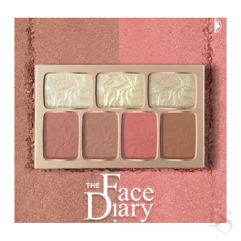 Character The Face Diary Blush & Highlight TFD002