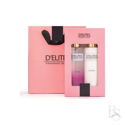 D’Elites Lily Bliss Body Splash/Lotion Gift Set