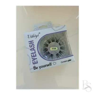 Eyelashes With Glue F08