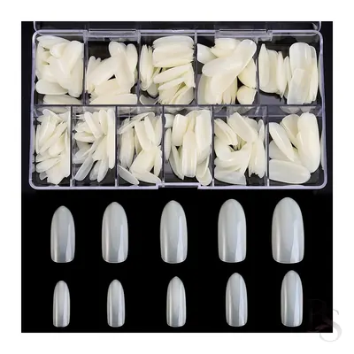 Fake Nails Box Of 500 – Almond Milky