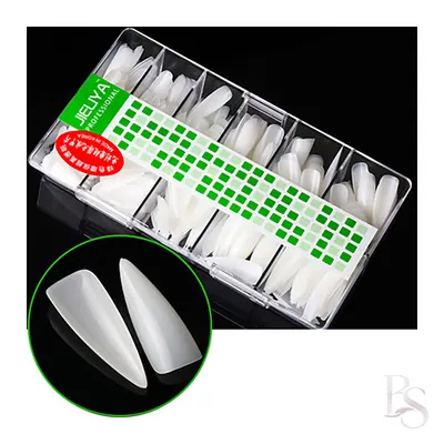 Fake Nails Box of 500 – Stiletto Milky