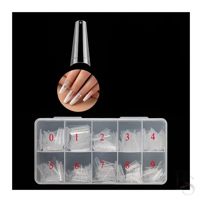 Fake Nails Half Tip Box Of 500 – Ballerina Milky