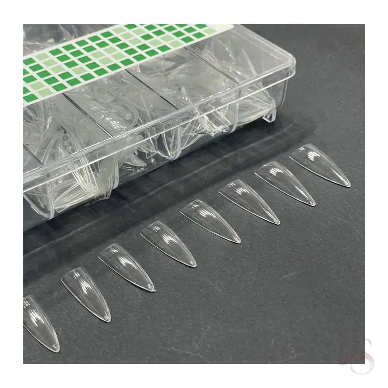 Fake Nails Half Tip Box of 500 – Stiletto