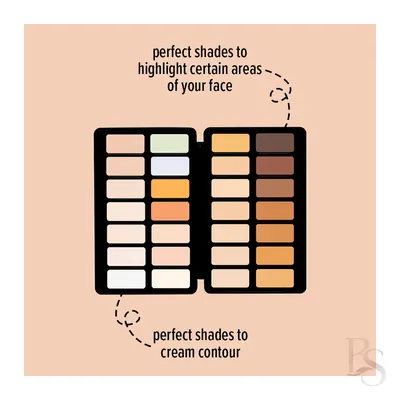 Forever52 28 Color Camouflage Palette ZHP001