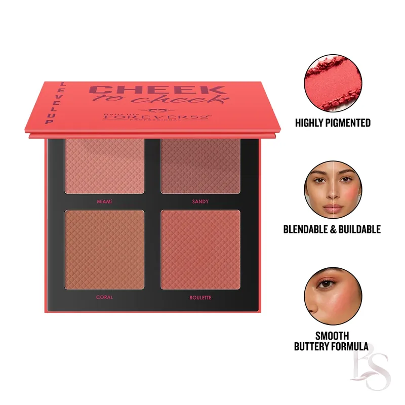 Forever52 Cheek To Cheek Blush Palette DGB003