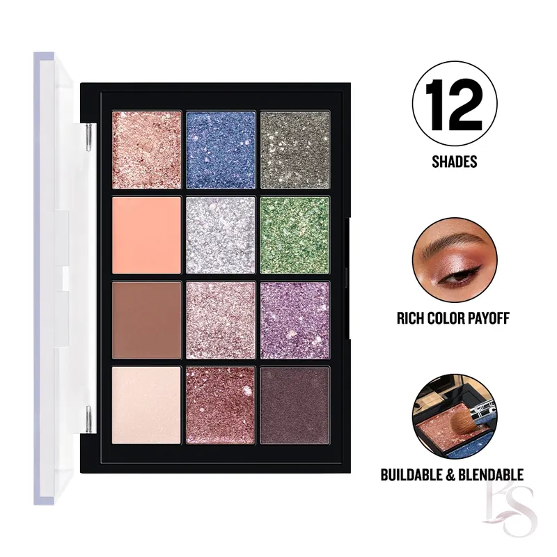 Forever52 Pro Pigment Eyeshadow Palette NPE001