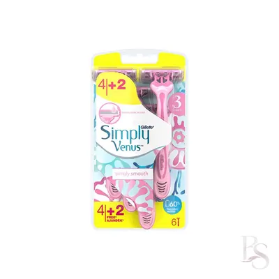 Gillette Simply Venus disposable razors 6pcs