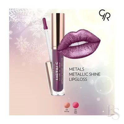 Golden Rose Matte Metallic Lipgloss METALS