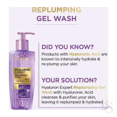 L’oreal Hyaluron Expert Replumping Gel Wash