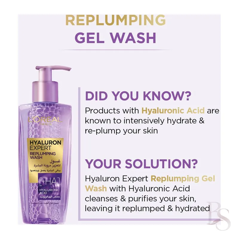 L’oreal Hyaluron Expert Replumping Gel Wash