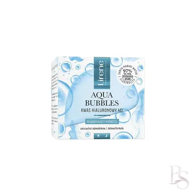 Lirene Aqua Bubbles hydrating Hydro face gel For Dry Skin
