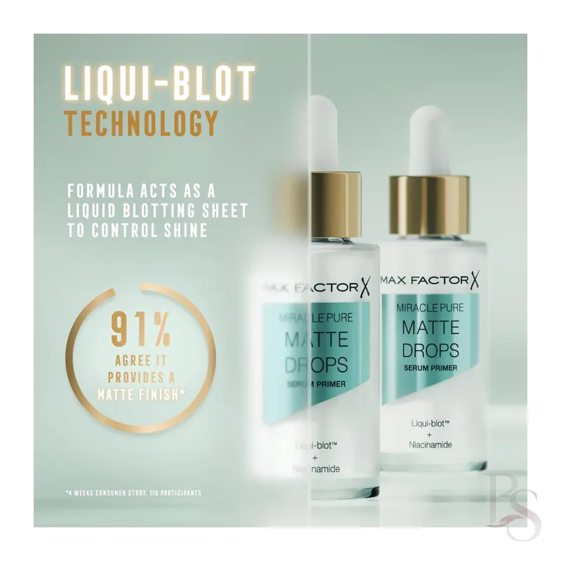 Max Factor Pure Matt Drops Serum Primer
