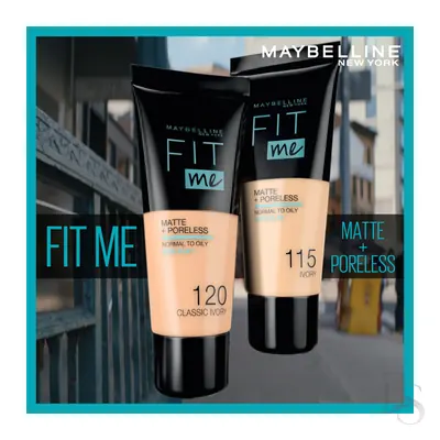 Maybelline Fit Me Matt + Poreless Foundation