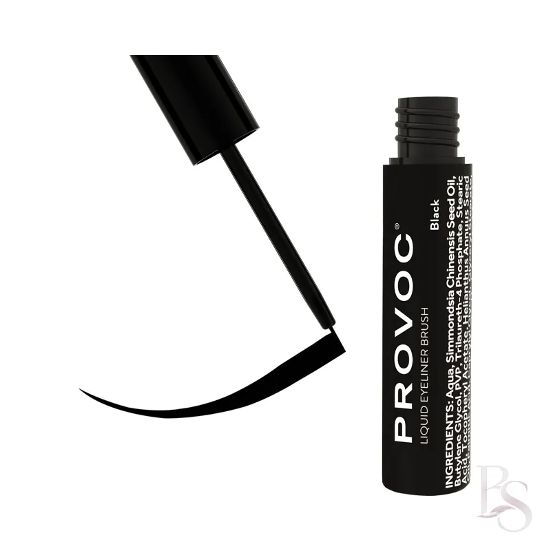 Provoc Liquid Eyeliner Brush Black