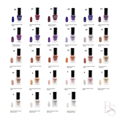 Quick Fix Nail Polish 1-28