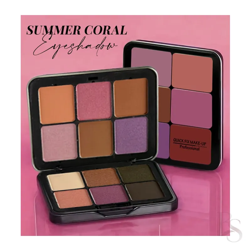 Quick Fix Summer Coral Eyeshadow Palette