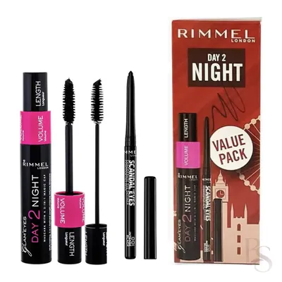 Rimmel Day 2 Night Mascara + Kohl Kit