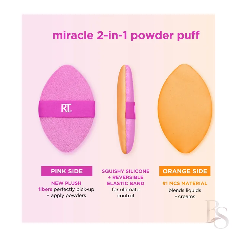 RT Miracle 2 In 1 Powder Puff