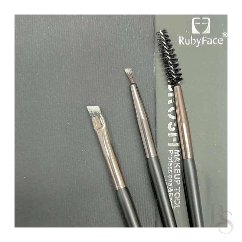 Ruby Face Brush Set of 3 – Eyebrows