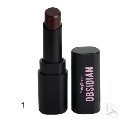 Ruby Rose Obsidian Cream Satin Lipstick