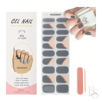 Semi-Cured Gel Nail Wrap NG200047
