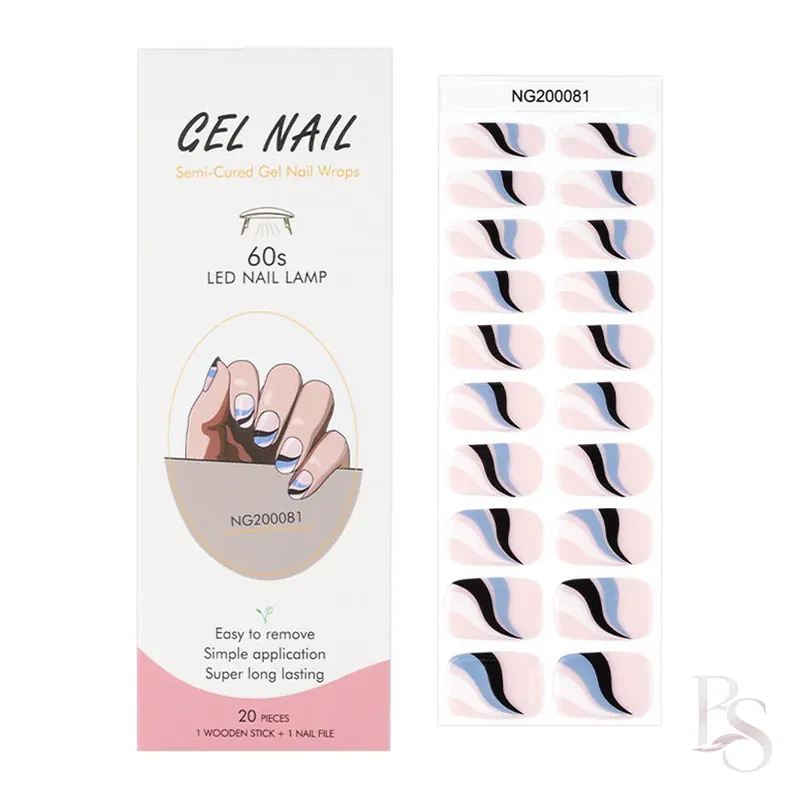 Semi-Cured Gel Nail Wrap NG200081