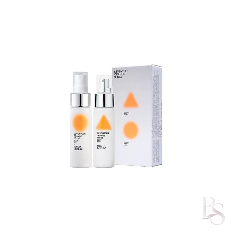 Seventeen Orange Sense Body Mist 50ml + Body Oil 50ml