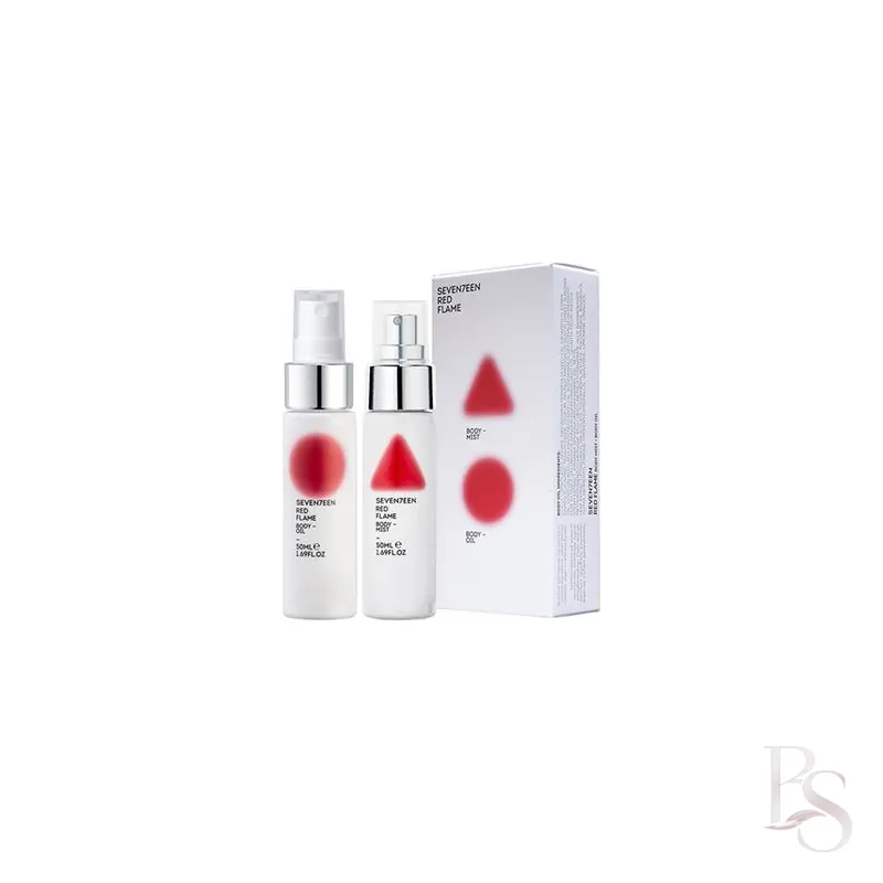 Seventeen Red Flame Body Mist 50ml + Body Oil 50ml