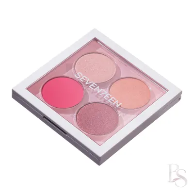 Seventeen Vibrant Eyes Quad Palette No. 05 Rosy Nude