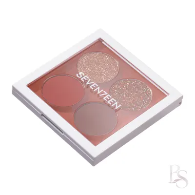 Seventeen Vibrant Eyes Quad Palette No. 06 Warm Sunset