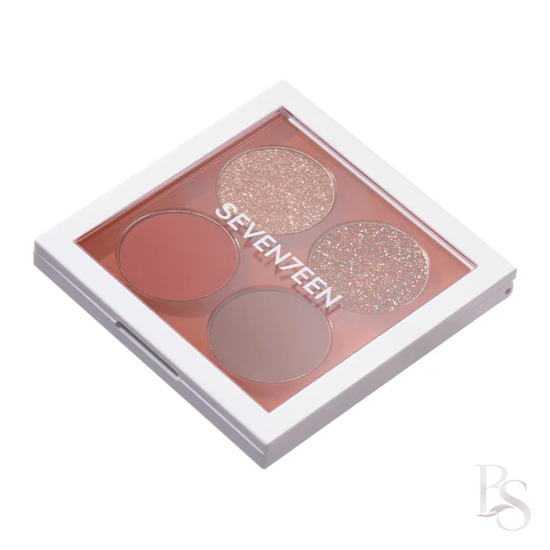 Seventeen Vibrant Eyes Quad Palette No. 06 Warm Sunset
