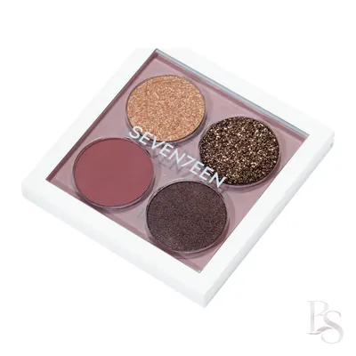 Seventeen Vibrant Eyes Quad Palette No.07 Nude Poetry