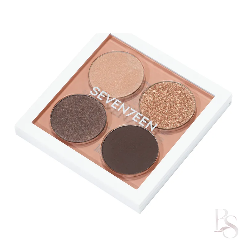 Seventeen Vibrant Eyes Quad Palette No.08 Grey Secret