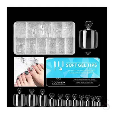 Soft Gel Toes Tips Box of 550