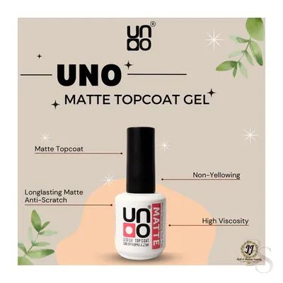 UNO LED/UV Top Coat Matte 15ml