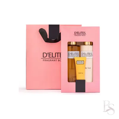 Vanilla Noir D’Elites Body Splah & Lotion + Hand Cream Gift Set